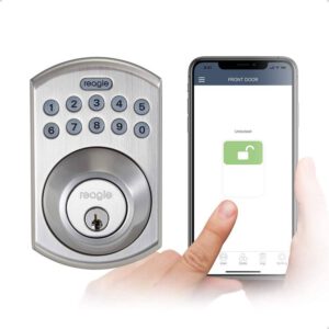 Reagle Smart Deadbolt Lock Apple HomeKit Certified Works With Siri, IOS & Android
