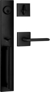 Berlin Modisch Full Escutcheon Front Door Entry Deadbolt HandleSet - &nbsp;best Single Cylinder Deadbolt&nbsp;handles
