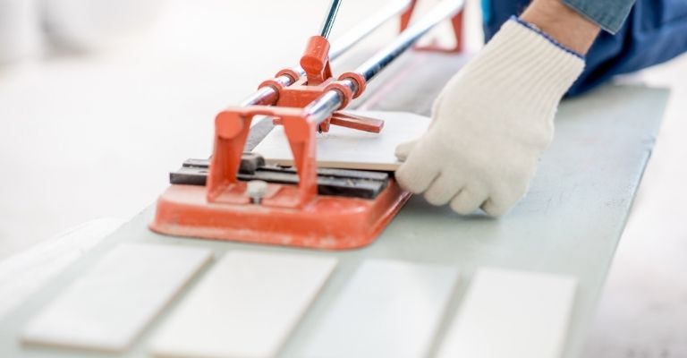 How To Cut Tile Around The Door Frame